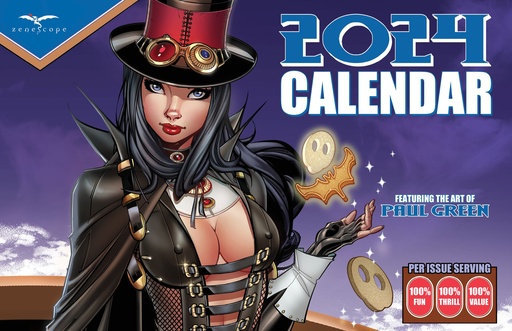 2024 ZENESCOPE ENTERTAINMENT CEREAL BOX COSPLAY CALENDAR