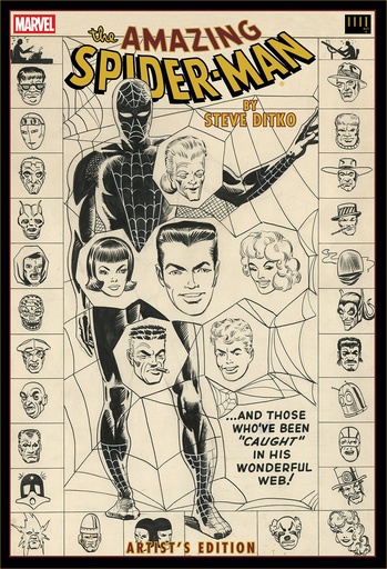 AMAZING SPIDER MAN BY STEVE DITKO ARTISTS ED HC DM  WEB CVR