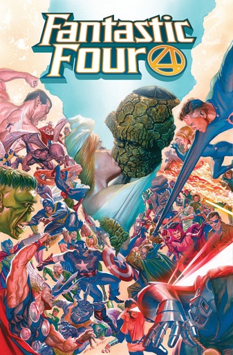 FANTASTIC FOUR BY DAN SLOTT OMNIBUS 1 ALEX ROSS CVR
