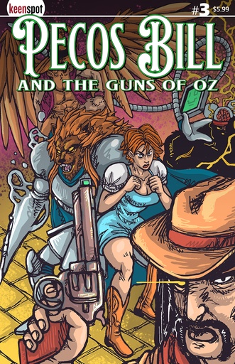 PECOS BILL & THE GUNS OF OZ #3 CVR B BRYCE OQUAYE VAR