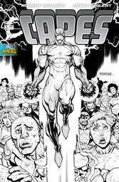 INVINCIBLE UNIVERSE CAPES #5 CVR E INC 1:50 RYAN OTTLEY B&W
