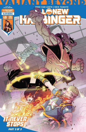 VALIANT BEYOND ALL NEW HARBINGER 6 NEVER 3 CVR A (GRIFFIN)