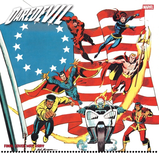 DAREDEVIL 1 SAL BUSCEMA BICENTENNIAL CALENDAR HIDDEN GEM VAR