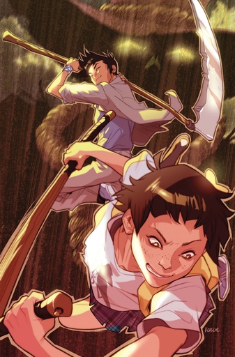 GOTHAM ACADEMY FIRST YEAR #6 CVR B KARL KERSCHL CARD STOCK V