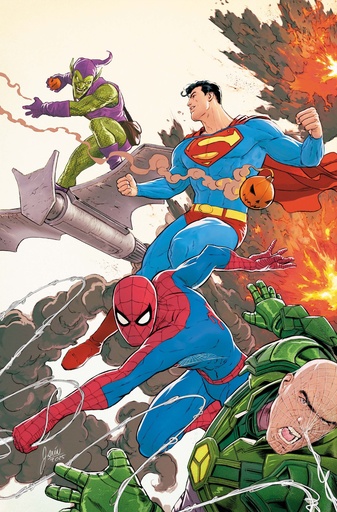 DC MARVEL SUPERMAN SPIDER-MAN #1 CVR J MIKEL JANIN SUPERMAN
