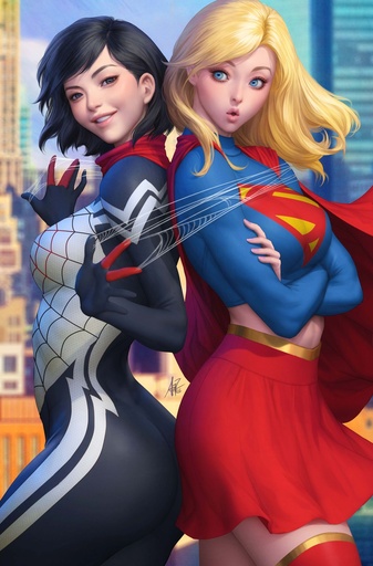 DC MARVEL SUPERMAN SPIDER-MAN #1 CVR M STANLEY ARTGERM LAU S