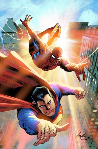 DC MARVEL SUPERMAN SPIDER-MAN #1 CVR C RAFAEL ALBUQUERQUE CA