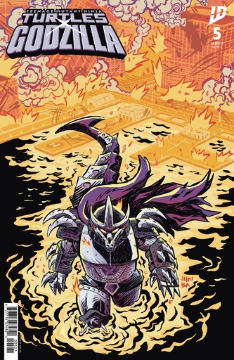 TEENAGE MUTANT NINJA TURTLES X GODZILLA 5 VARIANT B (BA)
