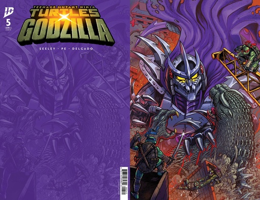 TEENAGE MUTANT NINJA TURTLES X GODZILLA 5 VARIANT RI (25) (F
