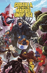 GODZILLA DESTROYS MARVEL UNIVERSE