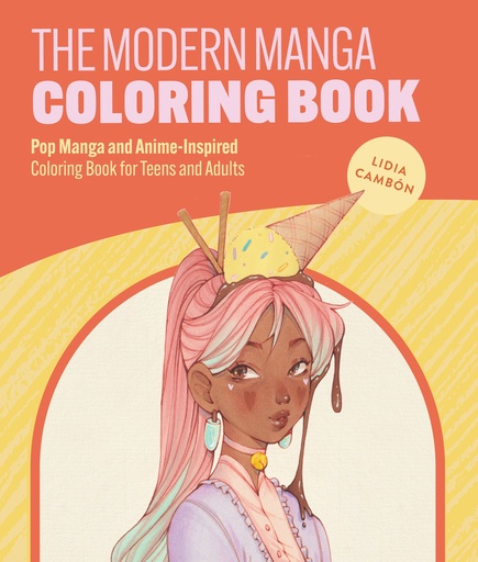 MODERN MANGA COLORING BOOK