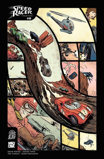 SPEED RACER 8 CVR B JESSE LONERGAN VAR