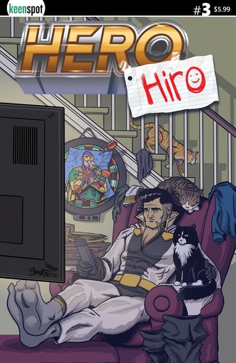 HERO HIRO 3 CVR C JERRY BENNETT VAR