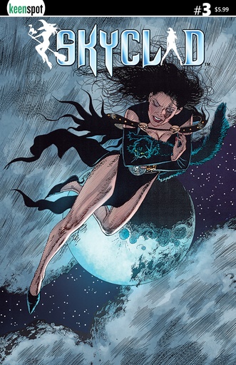 SKYCLAD 3 CVR B MICHAL DUTKIEWICZ BY THE PALE MOONLIGHT VAR