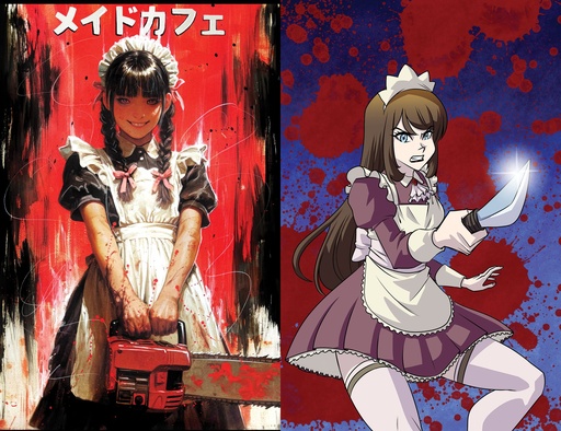 MAID CAFE 2 CVR D TODD SKULL & REMY EISU MOKHTAR HOLOFOIL FL