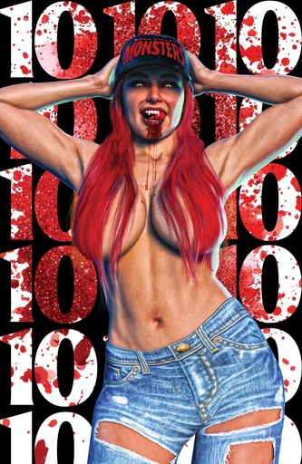 MARK SPEARS MONSTERS 10 CVR F SPEARS INC 1:50 FANGIRL SPOT F