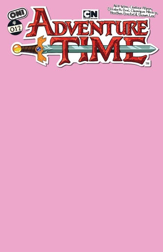 ADVENTURE TIME 12 CVR C GUMBALL GUARDIAN PINK BLANK SKETCH V