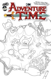 ADVENTURE TIME 12 CVR E INC 1:20 NICK WINN B&W VAR