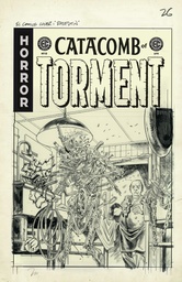 EC CATACOMB OF TORMENT 10 CVR D INC 1:20 TOM FOWLER B&W ARTI