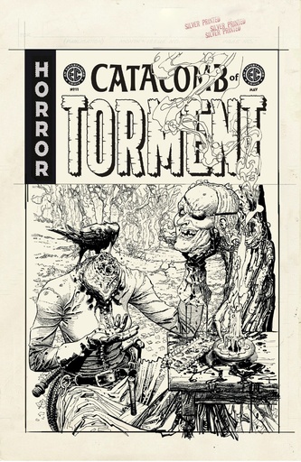 EC CATACOMB OF TORMENT 11 CVR D INC 1:20 DUSTIN WEAVER B&W A