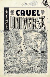 EC CRUEL UNIVERSE 2 9CVR D INC 1:20 TOM FOWLER B&W ARTIST ED