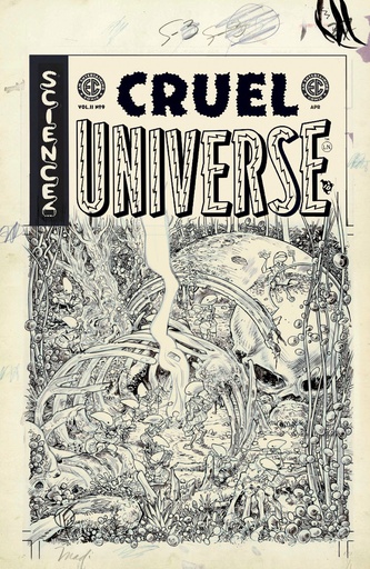 EC CRUEL UNIVERSE 2 9CVR D INC 1:20 TOM FOWLER B&W ARTIST ED