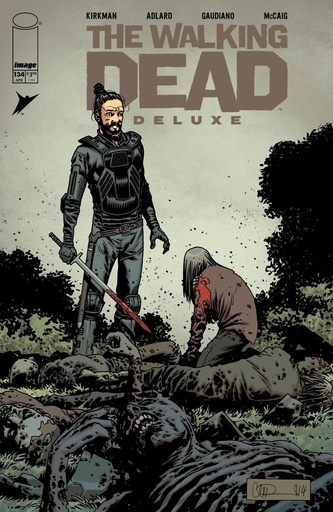 WALKING DEAD DELUXE 134 CVR B CHARLIE ADLARD & MAVE MCCAIG V