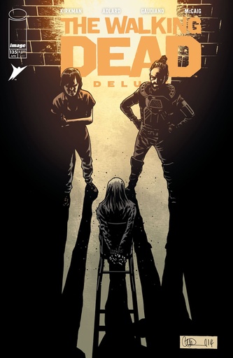 WALKING DEAD DELUXE 135 CVR B CHARLIE ADLARD & DAVE MCCAIG V
