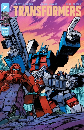 TRANSFORMERS 32 CVR B DANIEL WARREN JOHNSON & MIKE SPICER VA