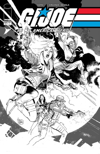 GI JOE 327 CVR B LEE WEEKS B&W VAR