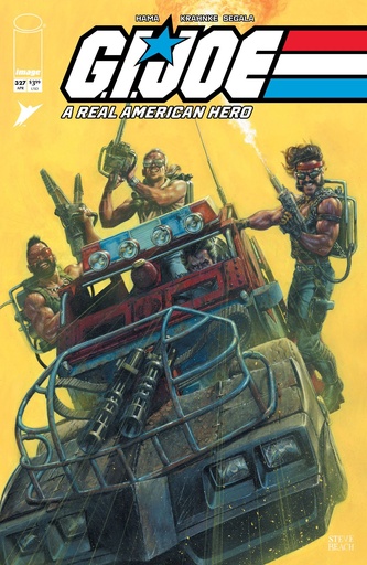 GI JOE 327 CVR C INC 1:10 STEVE BEACH GEARS OF JOE VAR