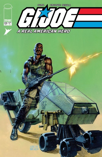 GI JOE A REAL AMERICAN HERO 328 CVR C INC 1:10 STEVE BEACH G