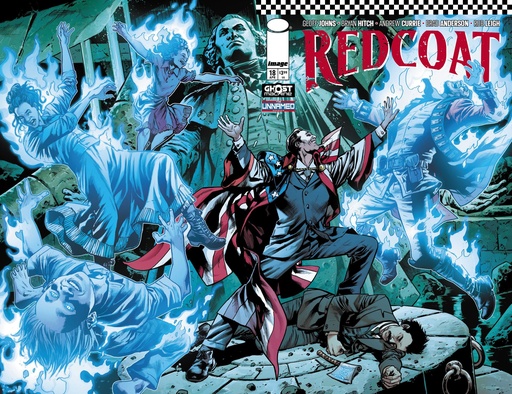 REDCOAT 18 CVR A BRYAN HITCH & BRAD ANDERSON WRAPAROUND