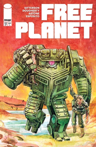FREE PLANET 12 CVR B JED DOUGHERTY VAR