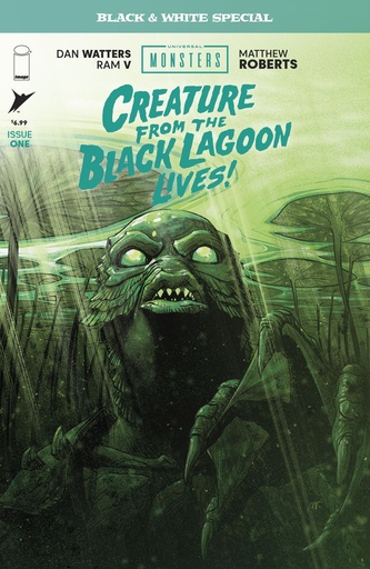 UNIVERSAL MONSTERS CREATURE FROM BLACK LAGOON LIVES BW SPECI