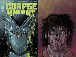CORPSE KNIGHT 1CVR G MATTHEW ROBERTS DIE CUT HELMET VAR