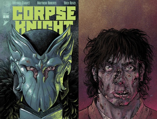 CORPSE KNIGHT 1CVR G MATTHEW ROBERTS DIE CUT HELMET VAR