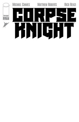 CORPSE KNIGHT 1CVR H BLANK SKETCH VAR
