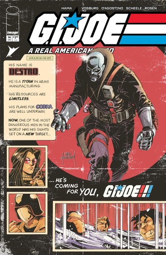 GI JOE 14 HAMA FILES EDITION CVR B CHRIS MOONEYHAM VAR