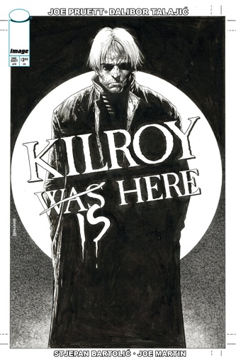 KILLROY IS HERE CVR B BRIAN BOLLAND B&W VAR