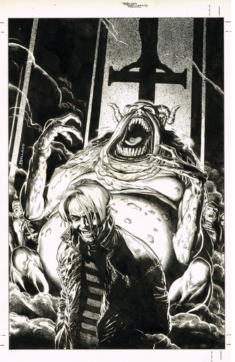 KILLROY IS HERE CVR C INC 1:10 BRIAN BOLLAND B&W VAR