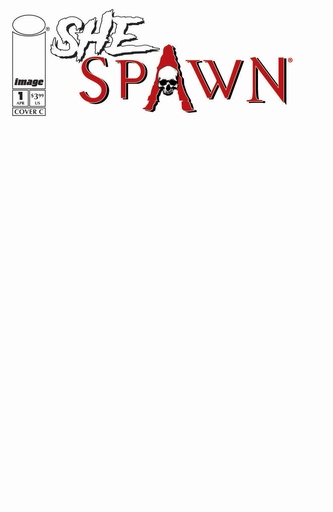 SHESPAWN 1 CVR C BLANK SKETCH VAR