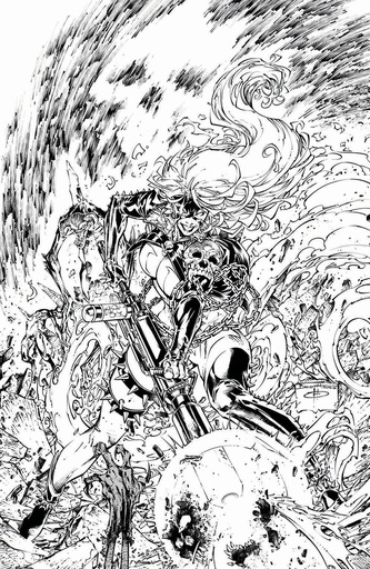 SHESPAWN 1 CVR E BRETT BOOTH B&W VAR