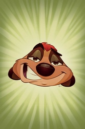 LION KING 5 CVR E INC 1:10 CARTOON HEAD VIRGIN VAR