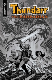 THUNDARR BARBARIAN 4 CVR F INC 1:10 MICHAEL CHO LINE ART VAR