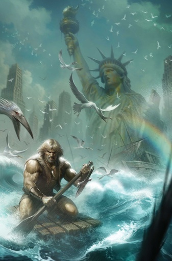 THUNDARR THE BARBARIAN 5 CVR I INC 1:20 FRANCESCO MATTINA VI