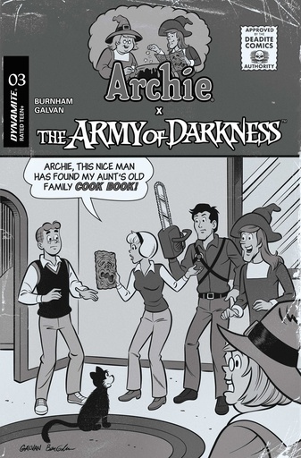 ARCHIE X ARMY OF DARKNESS 3 CVR G INC 1:10 BILL GALVAN PENCI