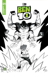 BEN 10 1 CVR K INC 1:15 SEBASTIAN PIRIZ LINE ART VAR