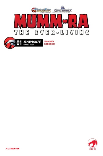 MUMMRA EVERLIVING 1 CVR F BLANK AUTHENTIX VAR