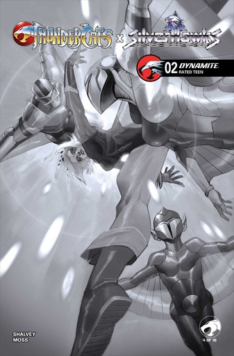 THUNDERCATS X SILVERHAWKS 2 CVR H INC 1:15 ERIC CANETE LINE